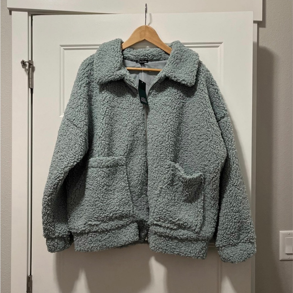 WILD FABLE SHERPA JACKET M L BLUE NEW!